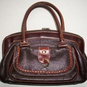 Chocolat Blu Brown Leather Satchel